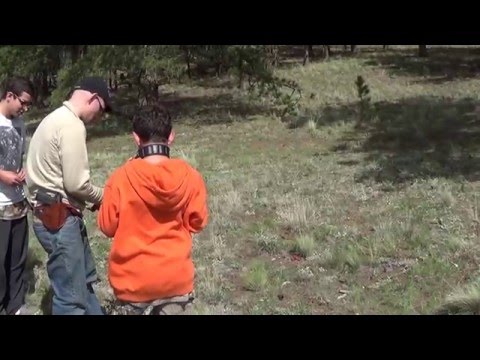 my 11 year old son shooting a 44 magnum smith and wesson