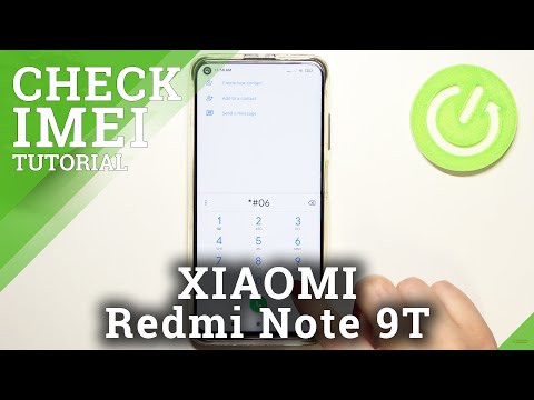 XIAOMI Redmi Note 9T – Open Phone Specifications / Find SN & IMIEI