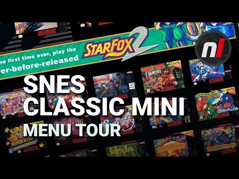 Super NES Classic / SNES Mini User Interface Menu Tour - New Rewind State Feature