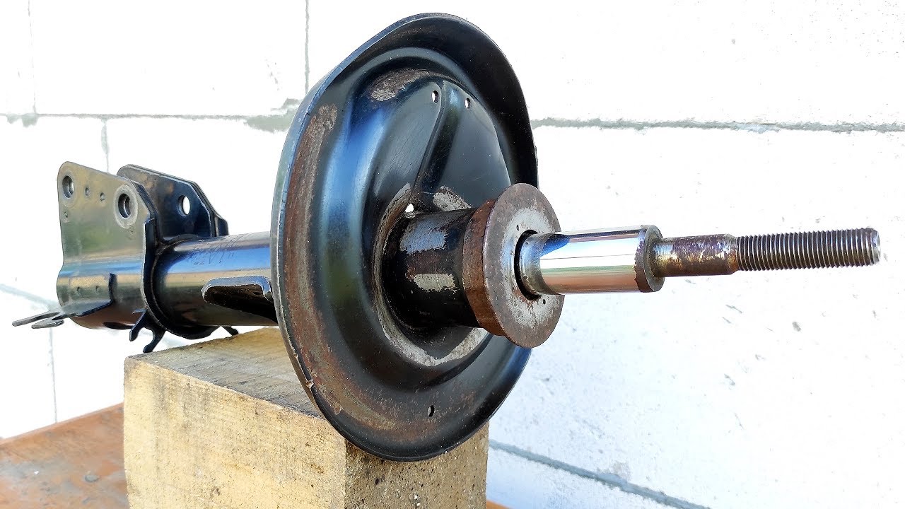 AMAZING MACHINE FROM AN OLD CAR SHOCK ABSORBER!!
