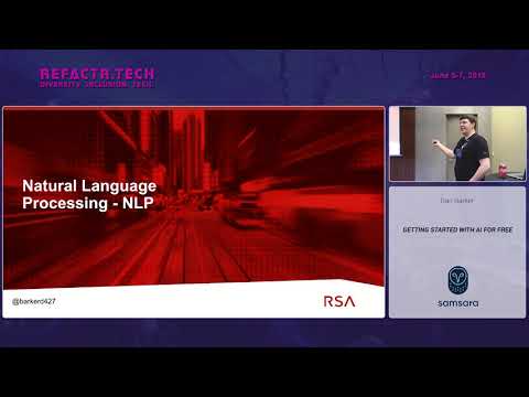Refactr2019 - Getting Started with Ai for Free - Dan Barker