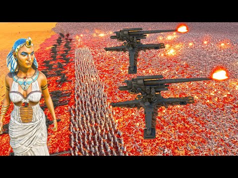 CAN 1000 CLEOPATRA QUEEN STOP 5 MILLION ZOMBIES ??  Ultimate Epic Battle Simulator 2 | UEBS 2