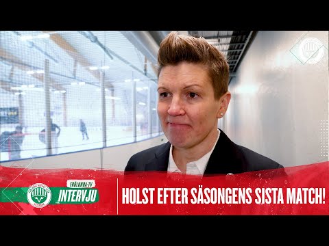 Youtube: Erika Holst efter säsongens sista match!