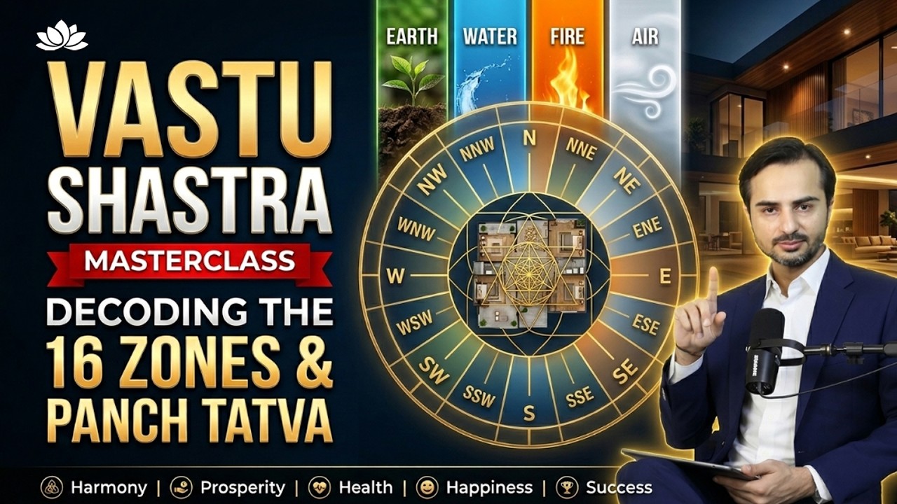 Vastu Shastra Masterclass: Decoding the 16 Zones & Panch Tatva