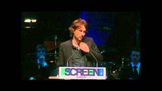 Jed Kurzel accepting Best Feature Film Score at the 2011 APRA/AGSC Screen Music Awards