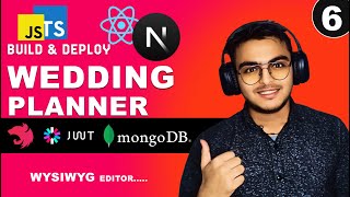 Building a full stack Wedding Planner App using MERN Stack| part 6