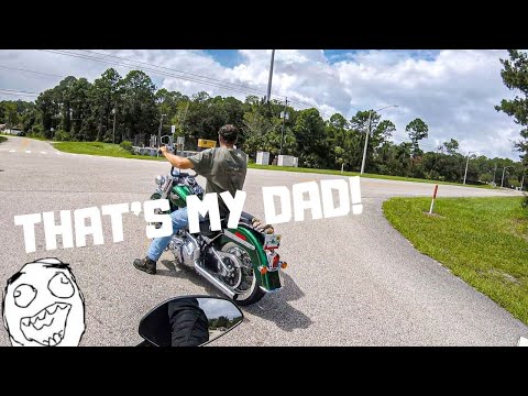 First Time Riding with My Dad! | How Many Wheelies is Too Many for Him!