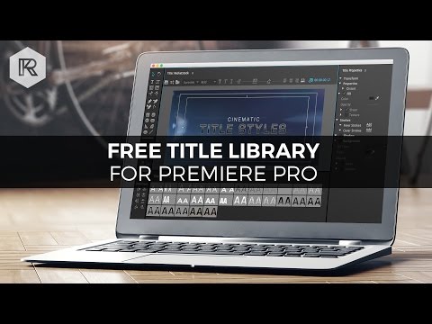 Free Cinematic Title Style Library for Premiere Pro