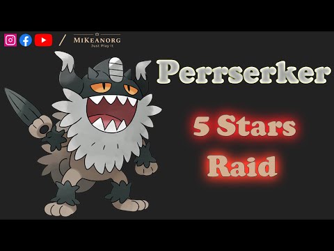 Pokemon Sword& Shield: Max Raid Battle - Defeat 5 Stars Perrserker in 5 mins (offline)