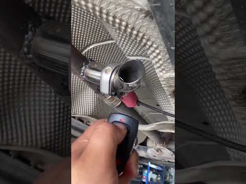 Electric exhaust cutout. simple way to modifiy your exhaust system#exhaust#sinautoparts#exhaustcutou
