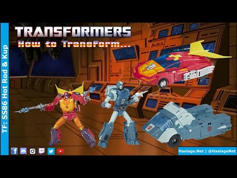 Transformers Studio Series The  '86 Movie Deluxes Hot Rod & Kup