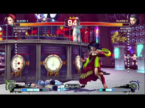 KIRITAMPOPO [Cammy] vs NOUMEN [Rose] SSF4 Japanese Online Ranked Matches - TRUE-HD