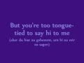 Katie Melua - shy boy lyrics + Übersetzung (deutsch)