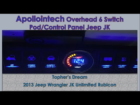 Do I really need an SPod? Jeep JK Install Apollointech Overhead 6-Switch Pod