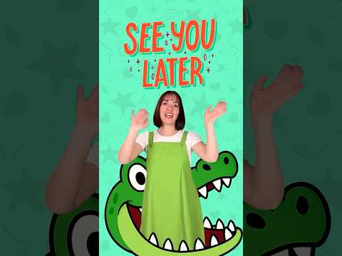 See You Later Alligator Song 🐊 | Fun Goodbye Song for Kids #english #preschool #animals #kidssongs