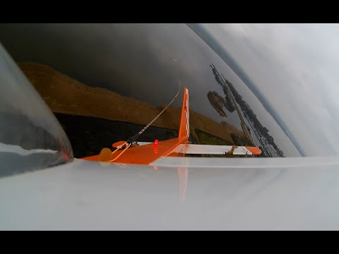 Plane Print Seagull RC glider towing