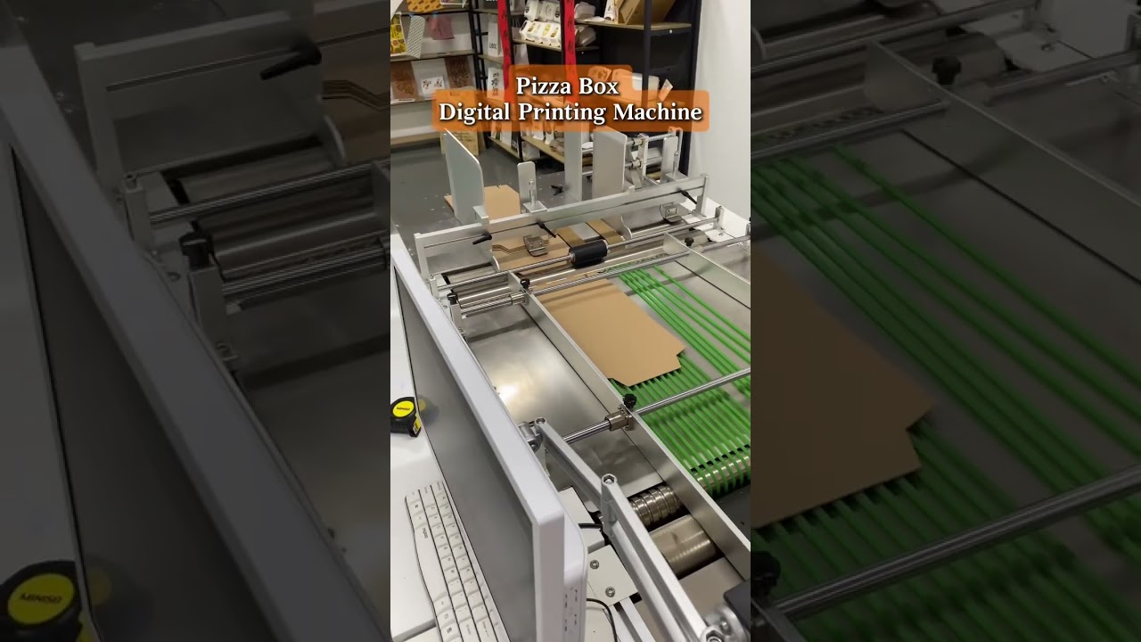 Pizza box digital printing machine #digitalprintingpress #digitaprinting #printing #pizzabox