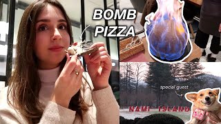 LA MIA VITA IN COREA 🇰🇷 Provo la pizza bomba a Seoul + gita all’isola di Nami con amici coreani