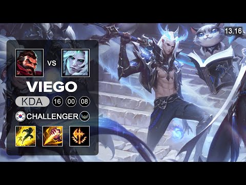 Viego vs Graves Jungle - KR Challenger - Patch 13.16 Season 13
