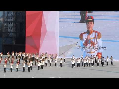 National Day Parade 2017 (NDP 2017) Preview Show 2 - Military Tattoo, March In