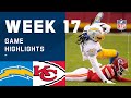 Chargers vs. Chiefs Week 17 Highlights | NFL 2020