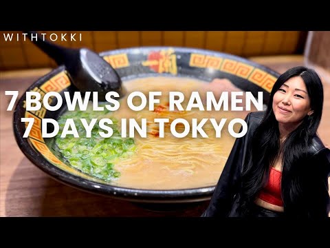 TOP 7 RAMEN in TOKYO, JAPAN