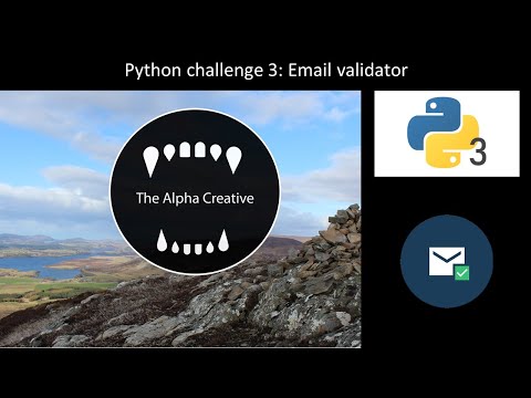 Python Challenge 3 Email Validator