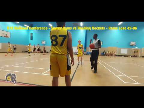 U18 National Conference - Surrey Rams vs Reading Rockets - 4th Quarter