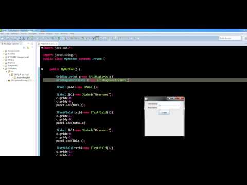 Java Tutorial 3 Layouts Gridbaglayout