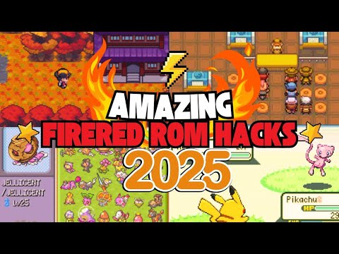 8 Amazing FireRed ROM Hacks You Need to Try in 2025! 🔥 #pokemon #pokemoncoders #romhack #gaming