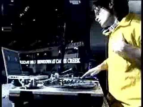 DJ Solomon djing at a warriors vs miami heat game