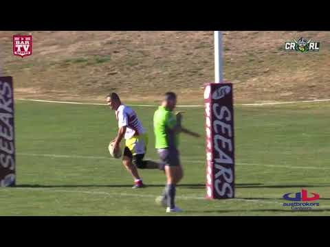 2018 CRRL  Masters Grade Round 14 - Queanbeyan Kangaroos v Valley Dragons Highlights