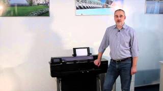 HP Designjet T520 24" (CQ890A) - відео 2