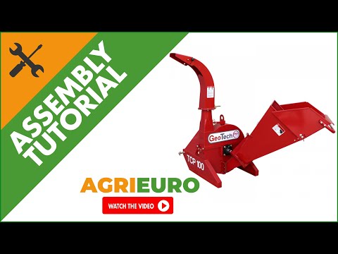 GeoTech Pro TCP 100 Tractor Garden Shredder - Assembly tutorial