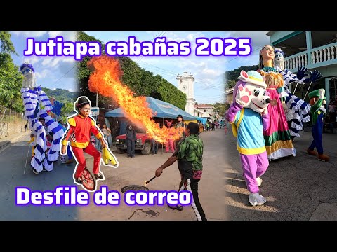 Desfile de correo en jutiapa cabañas #desfile #elsalvador