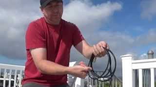 #168: How to coil coax, wire, rope, etc. to be free of kinks, twists and knots