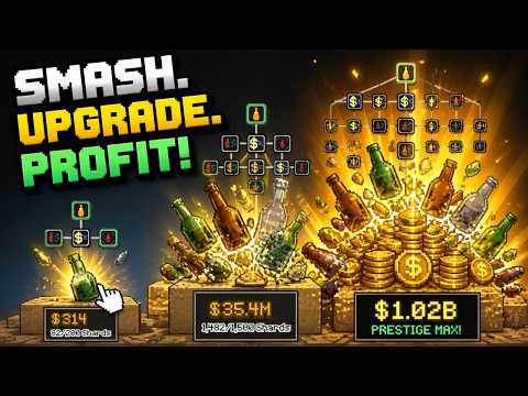 The Most Satisfying Idle Game About Smashing Bottles!