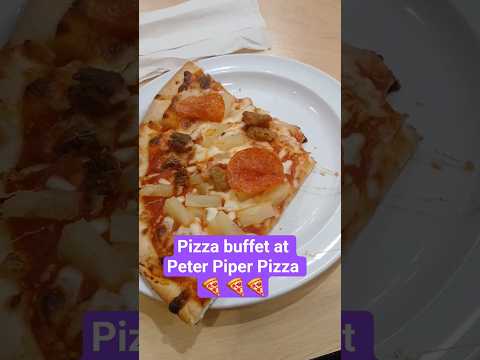 I love the pizza buffet from Peter Piper Pizza. Monday to Friday 11am to 2pm. (8/21/2025) 🍕🍕🍕
