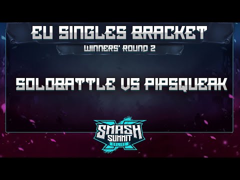 Solobattle vs Pipsqueak - EU Singles Bracket: Quarterfinals - Smash Summit 10 | Puff vs Fox