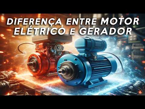 Motores Elétricos vs Geradores - O Que Realmente Acontece Por Dentro