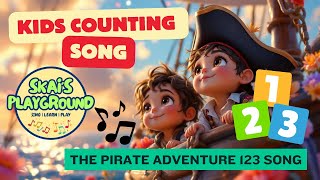 Pirate Adventure Song 🏴 ☠️ | Learn to Count 1–10 with Music | Kids Counting Song | Skai’s Playground