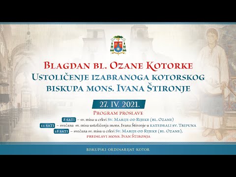 Ustoličenja novoga biskupa Msgr. Ivana Štironje - Inthronisierung des neuen Bischofs Ivan Štironja