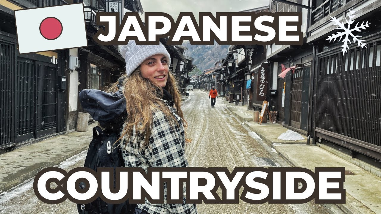 A traveler embarks on an adventure, exploring the captivating Narai-Juku town.