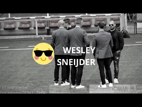 Wesley Sneijder voor aanvang DOVO - DHSC