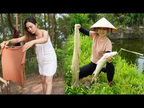 Harvesting Mussels & Fish Goes to the Market Sell - Process Mussel Porridge & Smoked Fish