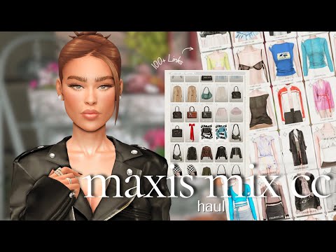 Maxis Mix CC Haul (100+ items linked for download) | The Sims 4 Custom Content
