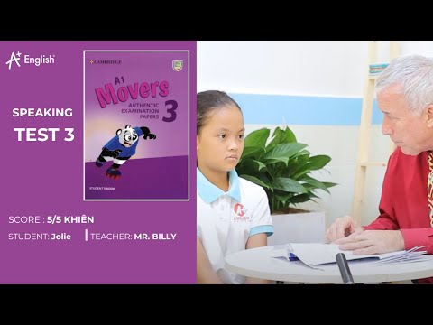 A1 MOVERS Speaking test –  JOLIE | SPEAKING TEST 3