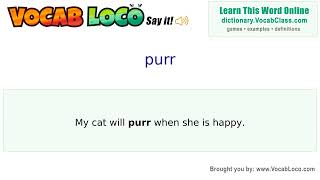 Video thumbnail for purr