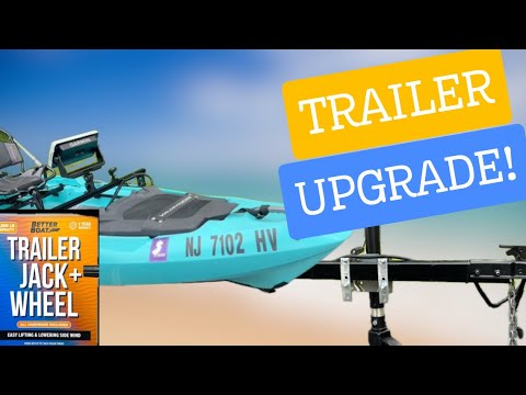 Harbor Freight Trailer Kayak Rig: Hitch Tightener, Grease Gun and Trailer Jack and Wheel