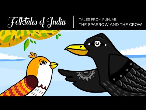 Folktales of India - Tales from Punjab - The Sparrow and the Crow